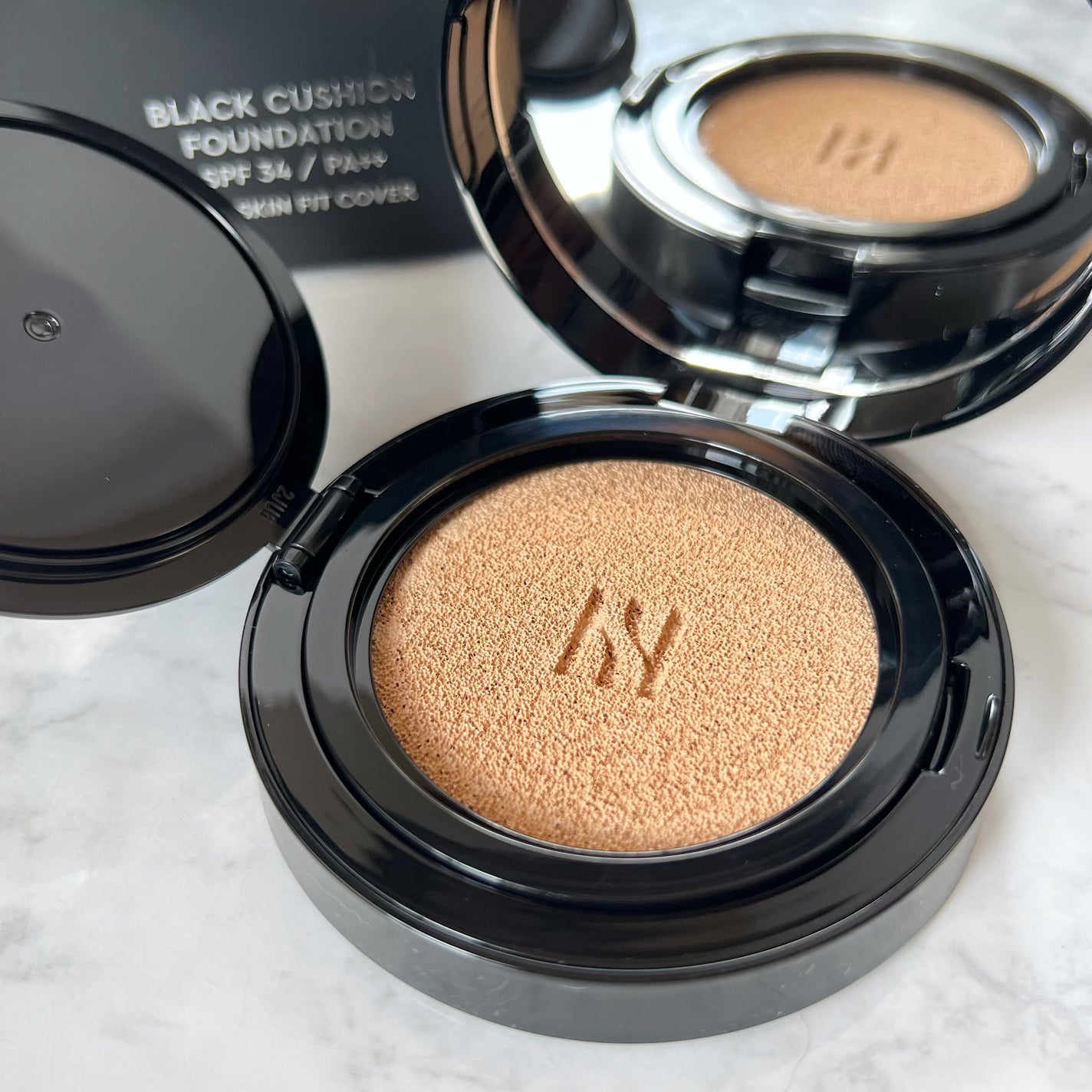 ブラック クッション ファンデーション/HERA/クッションファンデーションを使ったクチコミ(3枚目)