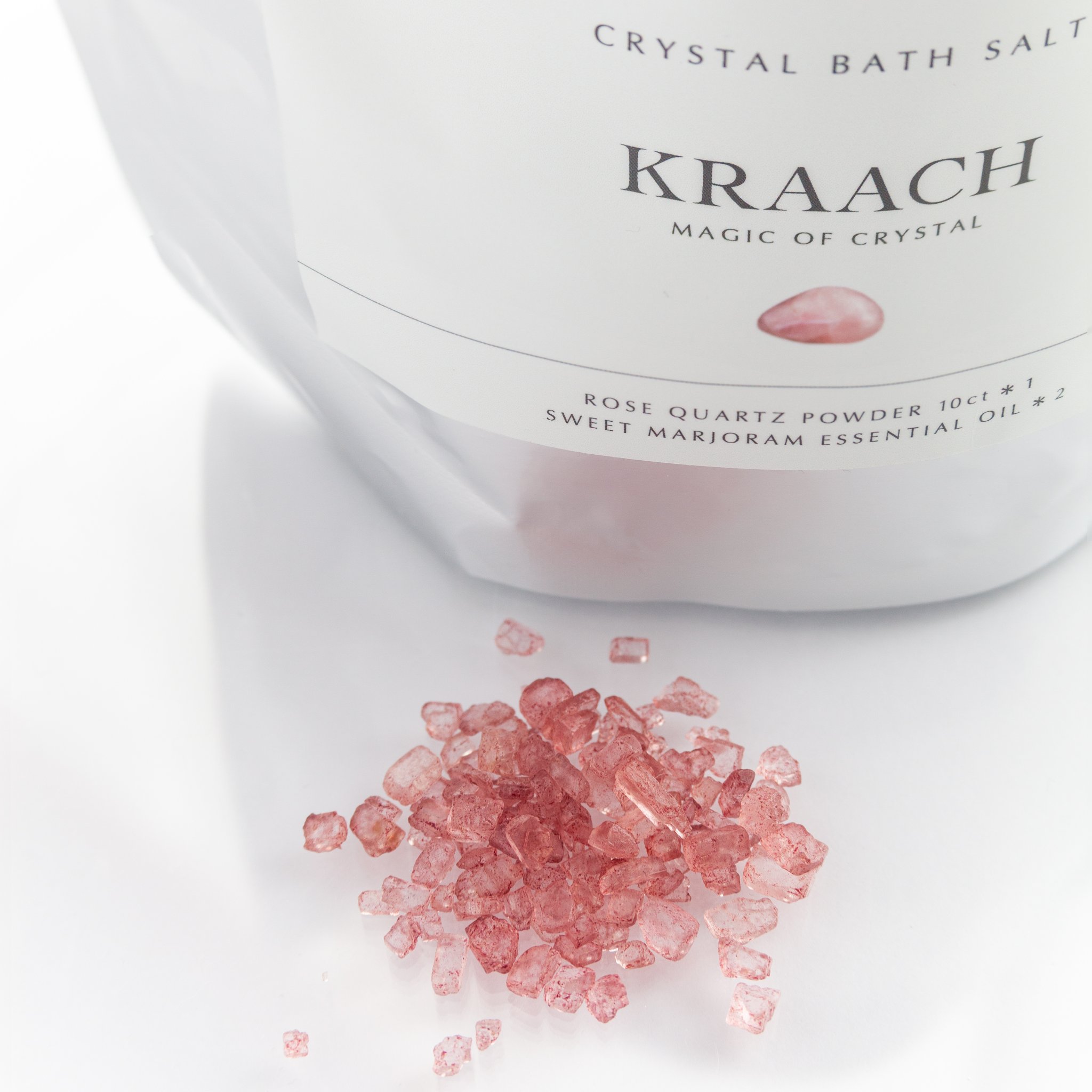 クリスタルバスソルト ローズクォーツ/KRAACH/無機塩系入浴剤を使ったクチコミ（1枚目）