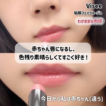 ネンマクフェイク ルージュ/Visée/口紅を使ったクチコミ(4枚目)