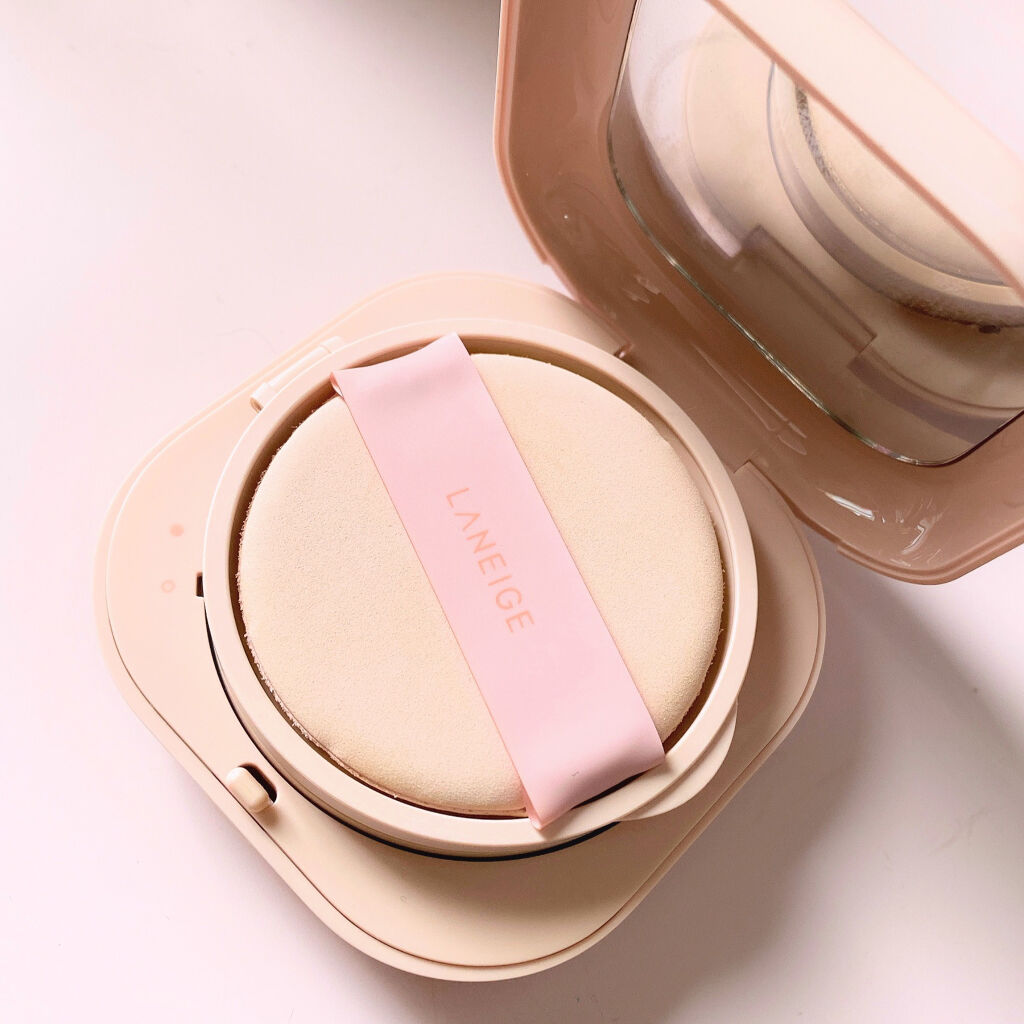 ネオクッション グロウ 23N/LANEIGE/クッションファンデーションを使ったクチコミ（2枚目）