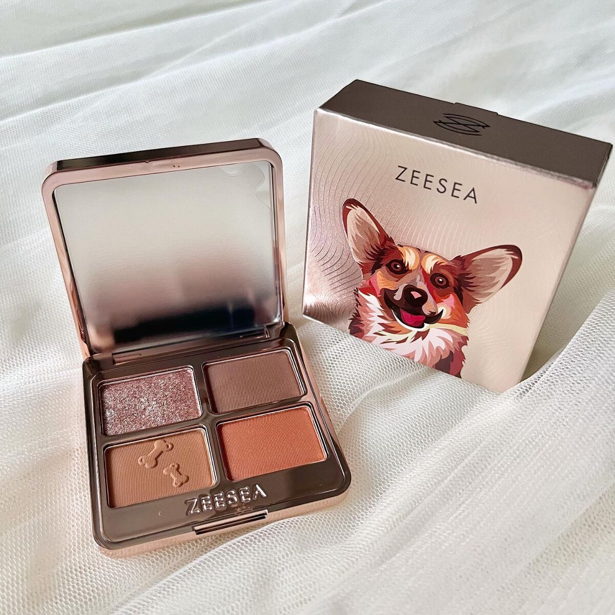 アニマルアイシャドウ(4シェード)/ZEESEA/アイシャドウパレットを使ったクチコミ(4枚目)