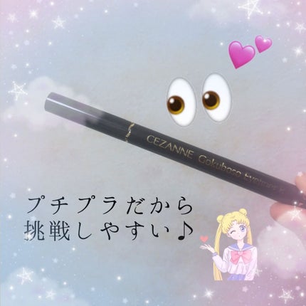 極細 アイライナーR/CEZANNE/リキッドアイライナーを使ったクチコミ(1枚目)