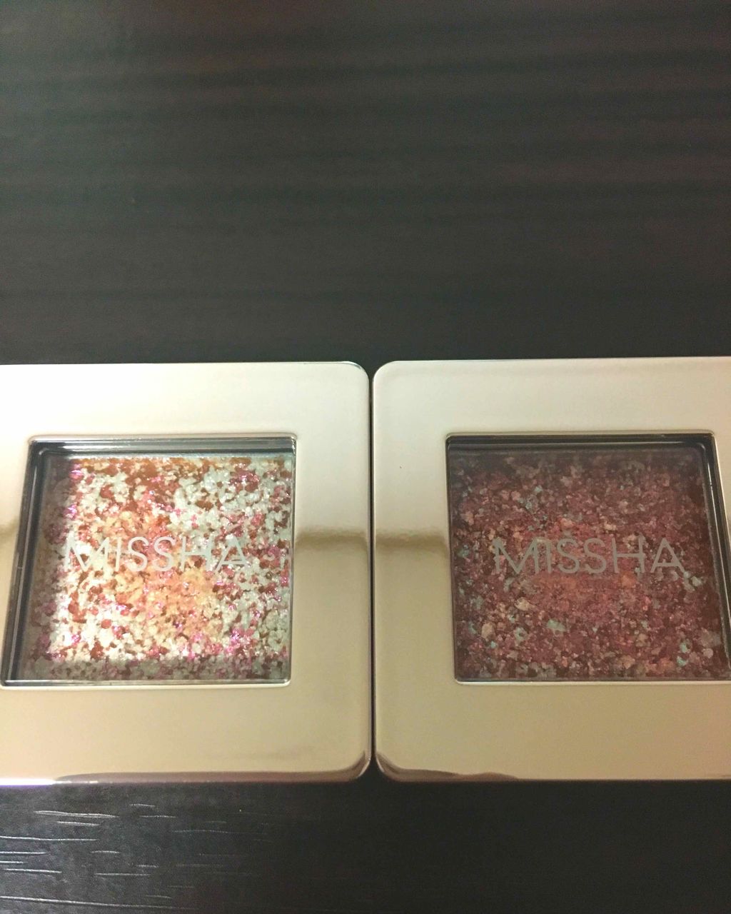 グリッタープリズム シャドウ/MISSHA/グリッターを使ったクチコミ（1枚目）