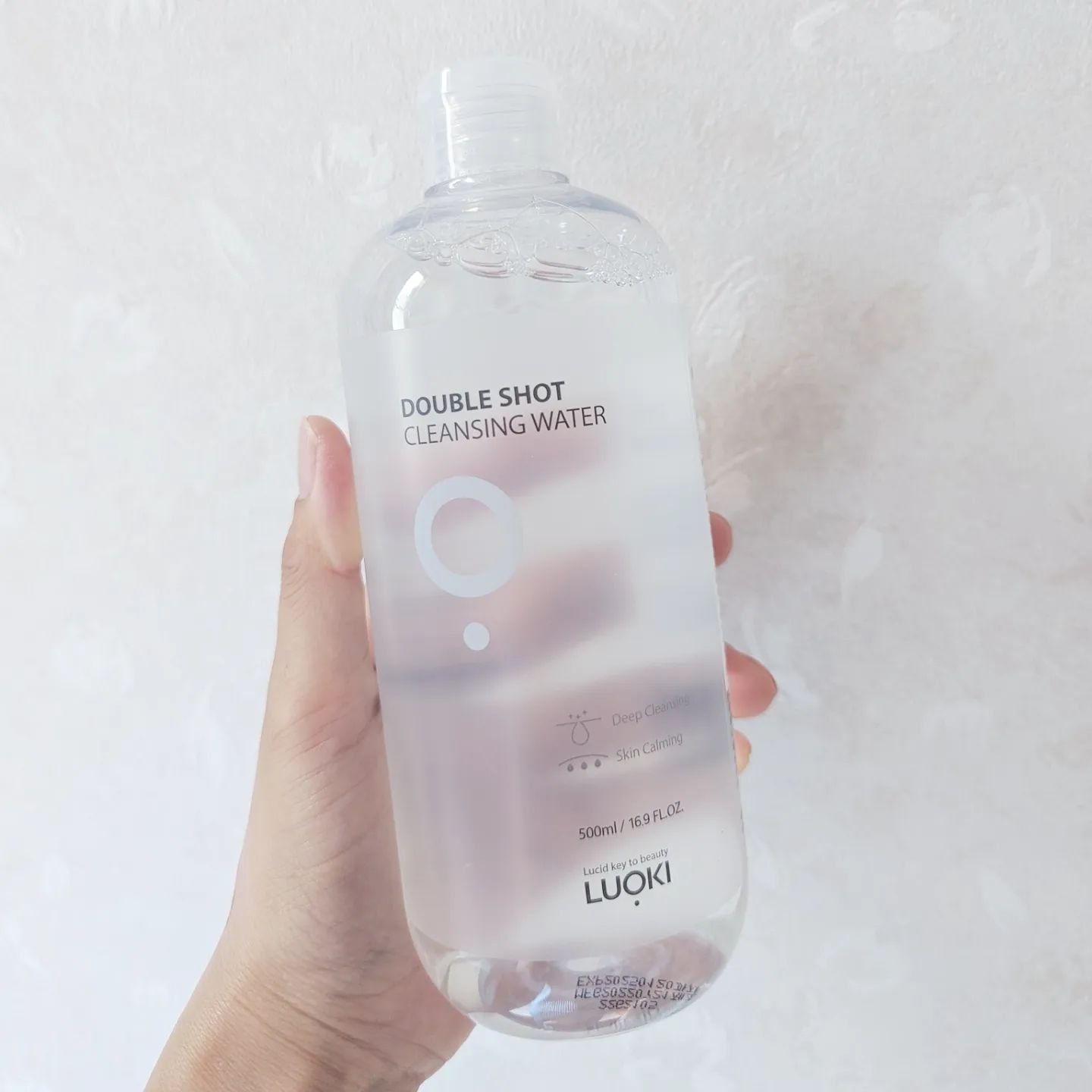 ダブルショットクレンジングウォーター/LUOKI/クレンジングウォーターを使ったクチコミ（3枚目）