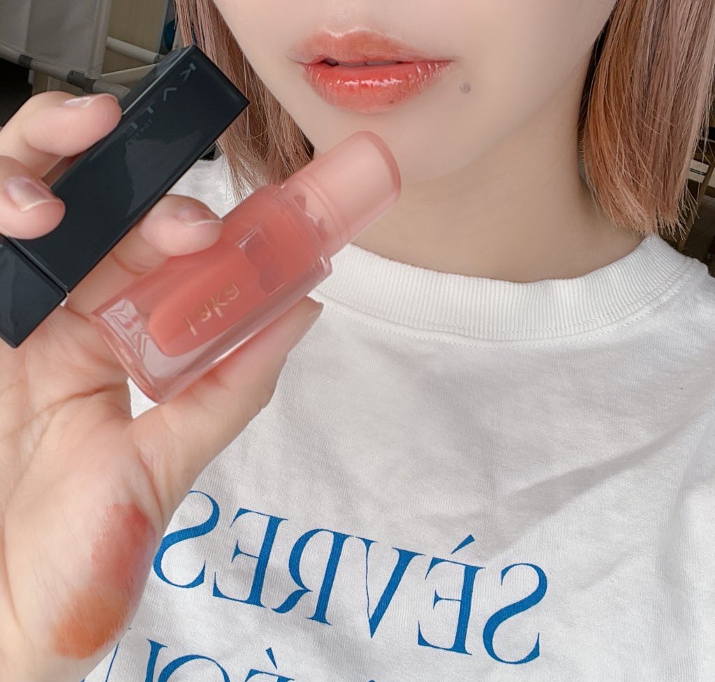 ジェリーイングヌードグロス/Laka/リップグロスを使ったクチコミ（1枚目）