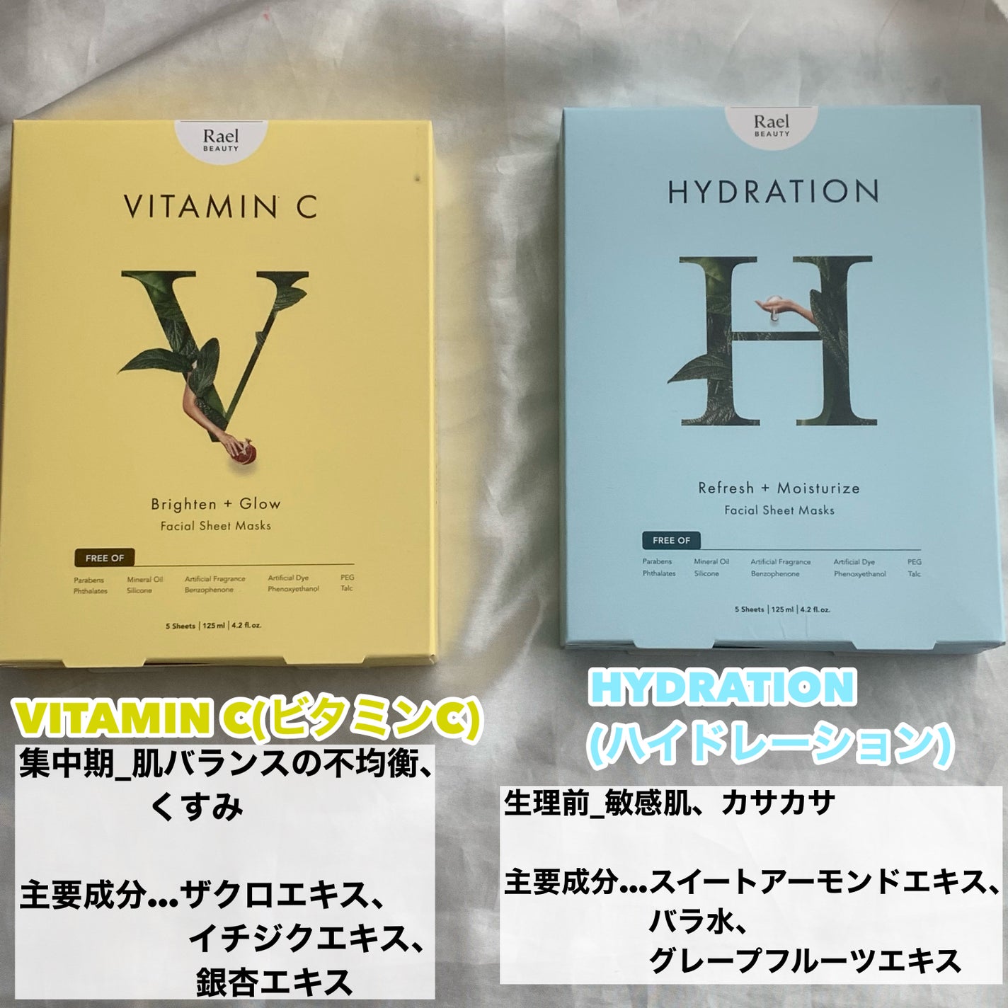 フェイスマスクスキンケア/Rael/シートマスク・パックを使ったクチコミ(4枚目)