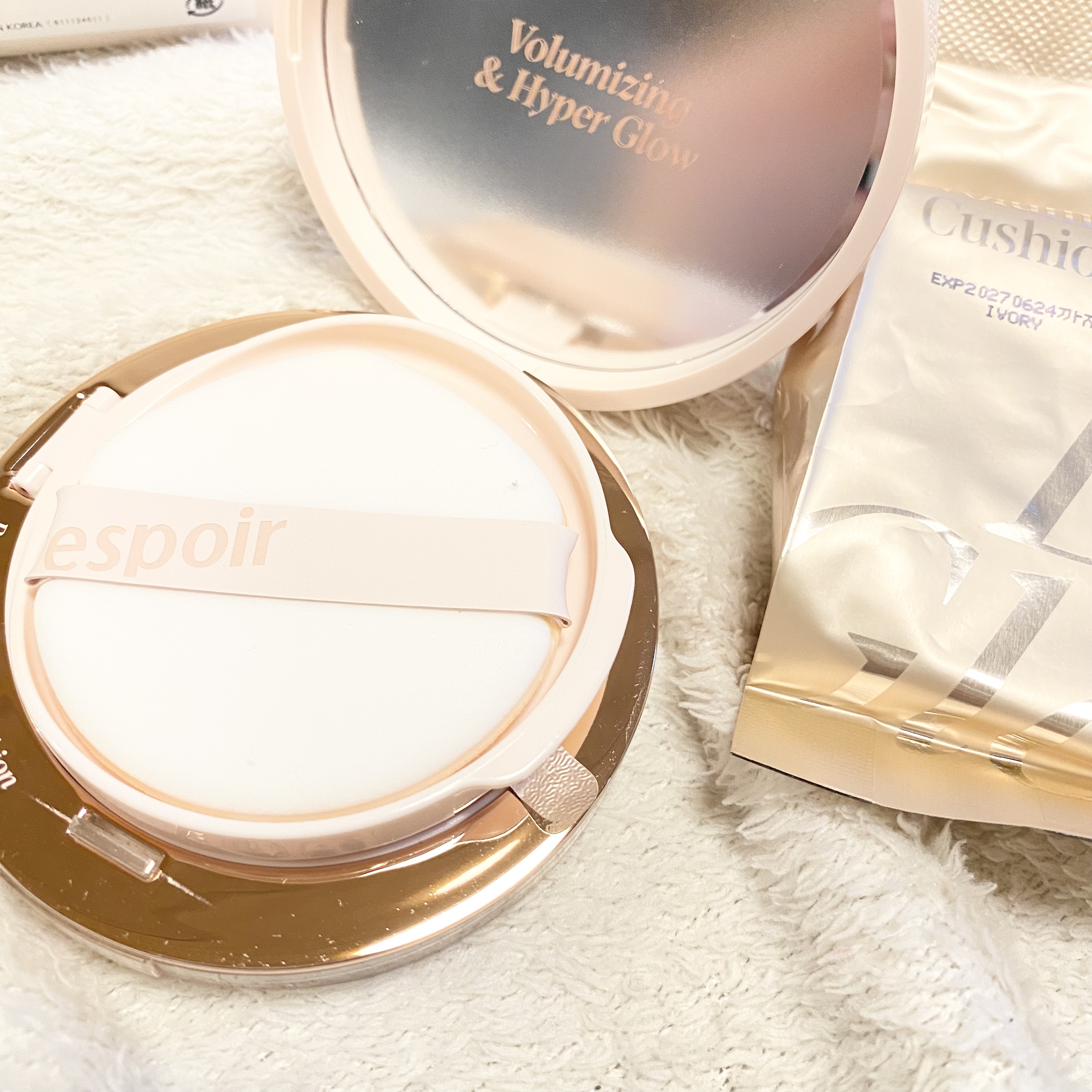 エスポア ビーグロー ボリュームクッション/espoir/クッションファンデーションを使ったクチコミ（1枚目）