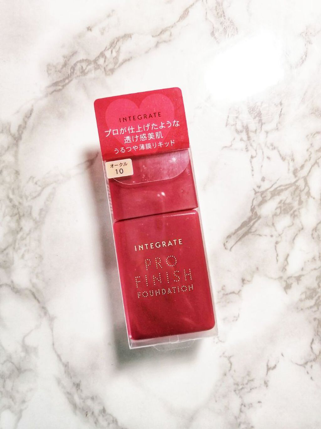 プロフィニッシュリキッド/インテグレート/リキッドファンデーションを使ったクチコミ（1枚目）