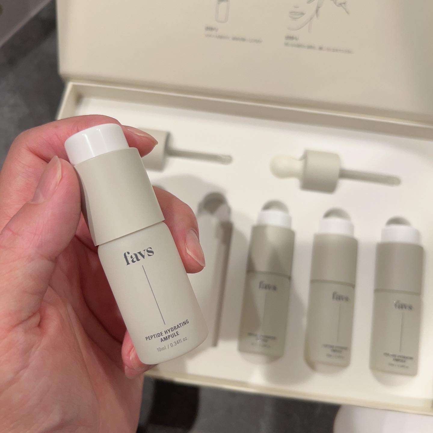 ペプチドハイドレーティングアンプル/favs/美容液を使ったクチコミ（3枚目）