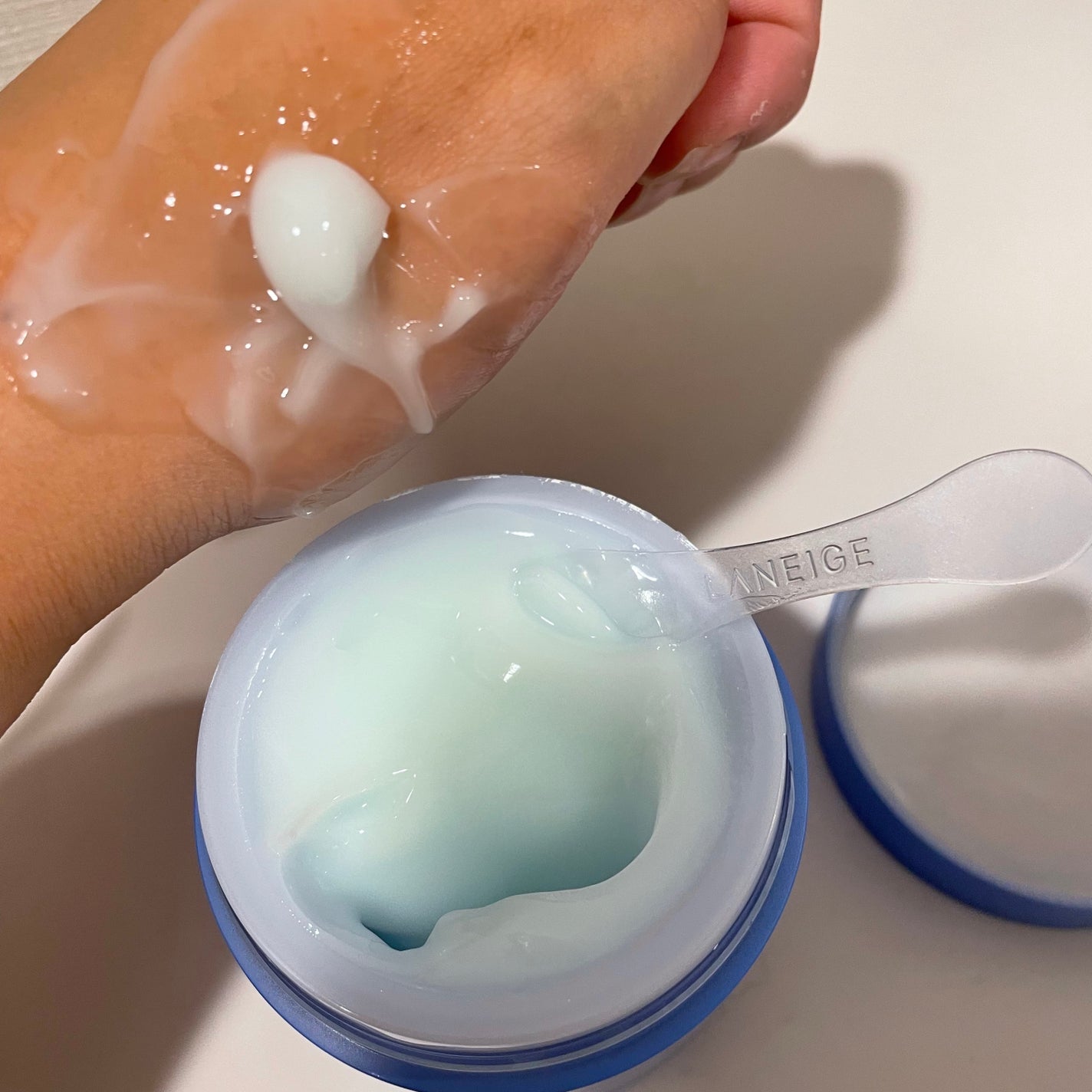 シカスリーピングマスク/LANEIGE/フェイスクリームを使ったクチコミ(3枚目)