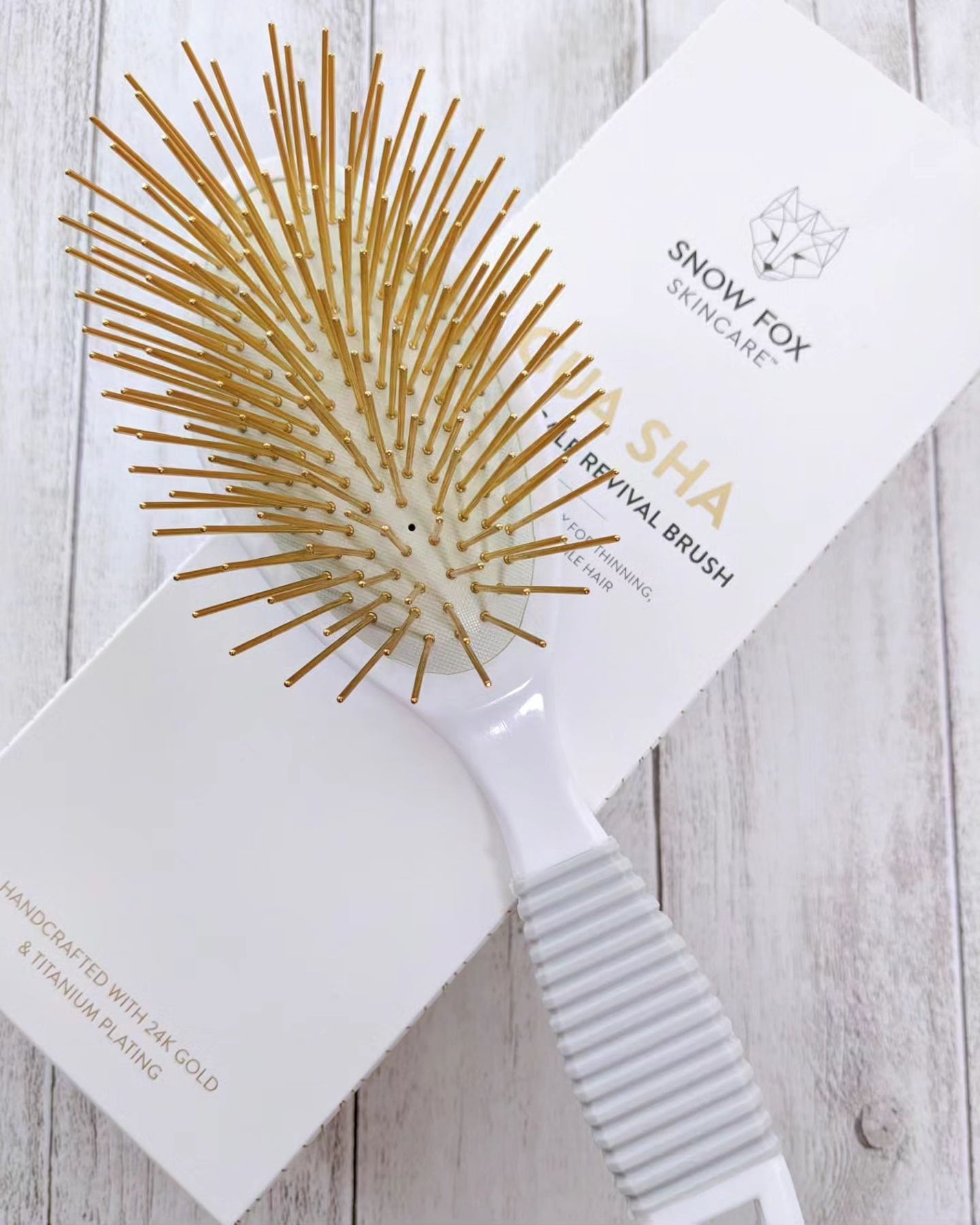 プレミアム FOXカッサ ヘアブラシ/SNOW FOX SKINCARE/ヘアブラシを使ったクチコミ(1枚目)