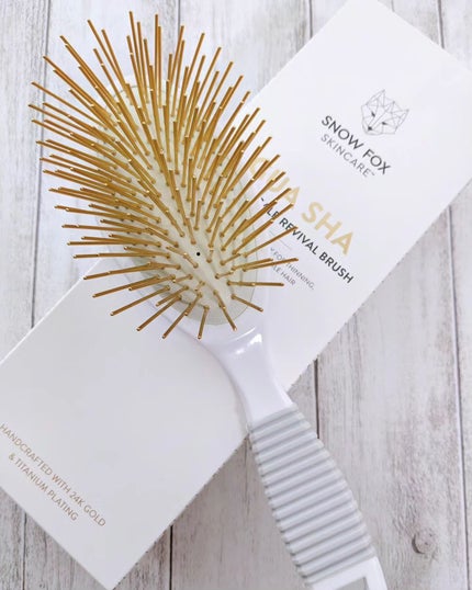 プレミアム FOXカッサ ヘアブラシ/SNOW FOX SKINCARE/ヘアブラシを使ったクチコミ(1枚目)