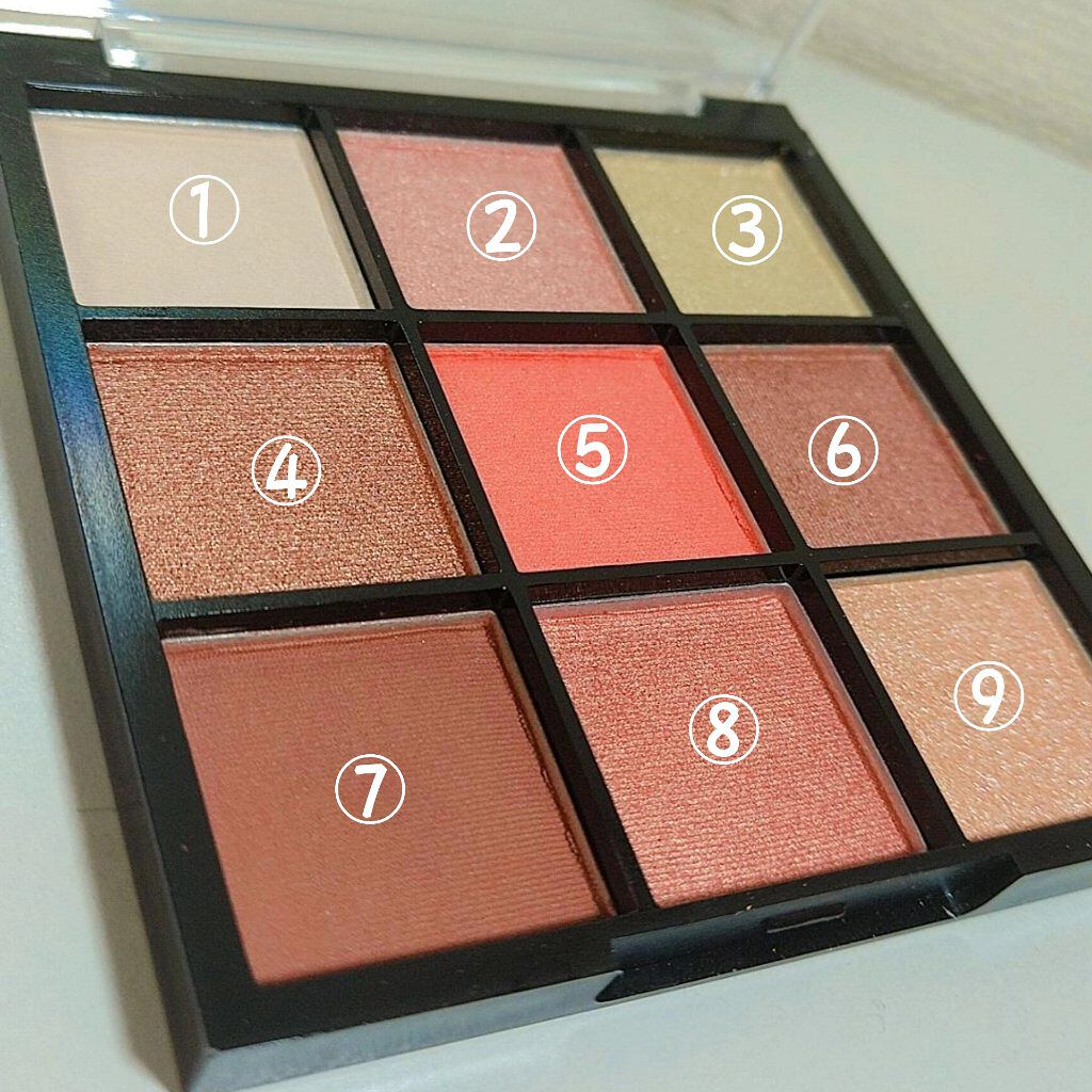 UR GLAM　BLOOMING EYE COLOR PALETTE/U R GLAM/アイシャドウパレットを使ったクチコミ（2枚目）