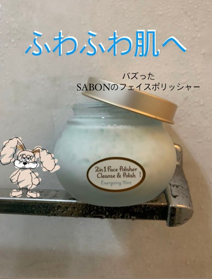 フェイスポリッシャー リフレッシング(ミント)/SABON/スクラブ・ゴマージュを使ったクチコミ(1枚目)