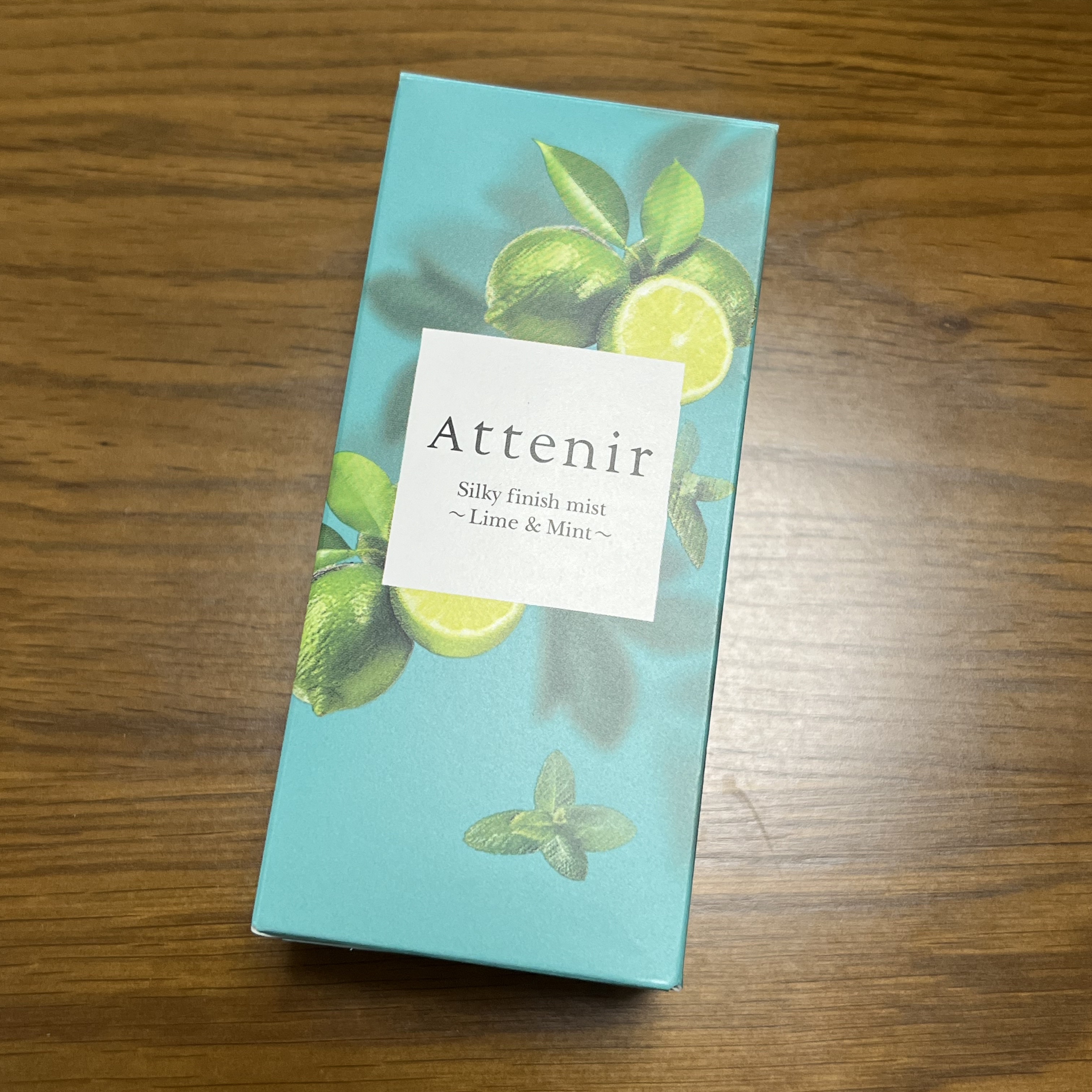 シルキーフィニッシュミスト ～ライム＆ミントの香り～/アテニア/ミスト状化粧水を使ったクチコミ（2枚目）