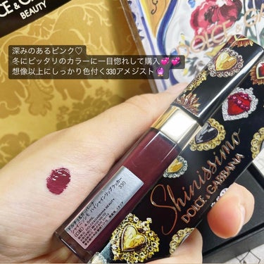 ザ・オンリーワン ルミナスカラー リップスティック/DOLCE&GABBANA BEAUTY/口紅を使ったクチコミ（2枚目）