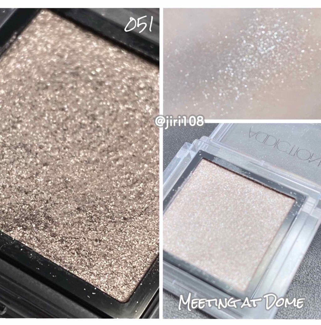 アディクション ザ アイシャドウ 51 Meeting at Dome (P) /ADDICTION/単色アイシャドウを使ったクチコミ（2枚目）