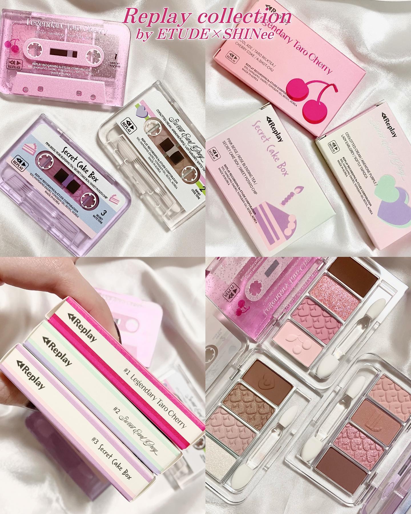 プレイカラーアイズミニ　リプレイコレクション/ETUDE/アイシャドウパレットを使ったクチコミ（2枚目）