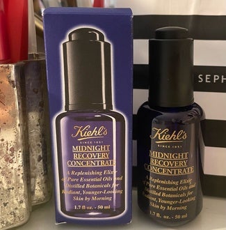 キールズ ミッドナイトボタニカル コンセントレート/Kiehl's/フェイスオイルを使ったクチコミ（1枚目）