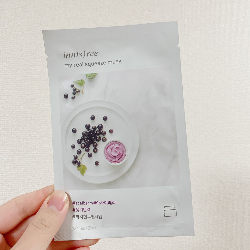 マイリアル スクイーズ マスクシート AC/innisfree/シートマスク・パックを使ったクチコミ（1枚目）