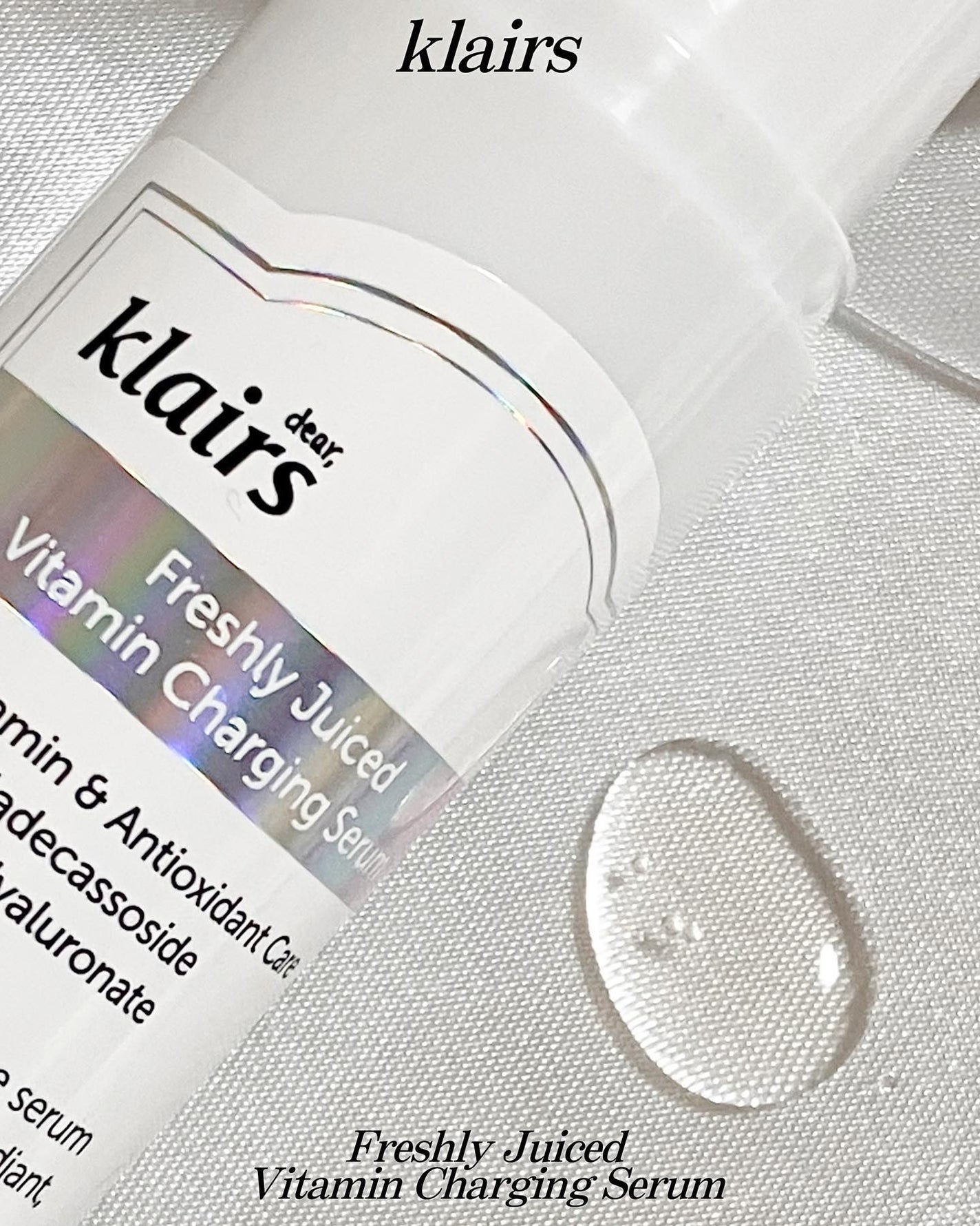 フレッシュリージュースドビタミンチャージングセラム(30ml)/Klairs/美容液を使ったクチコミ(4枚目)