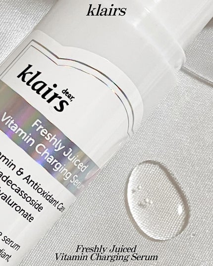 フレッシュリージュースドビタミンチャージングセラム(30ml)/Klairs/美容液を使ったクチコミ(4枚目)