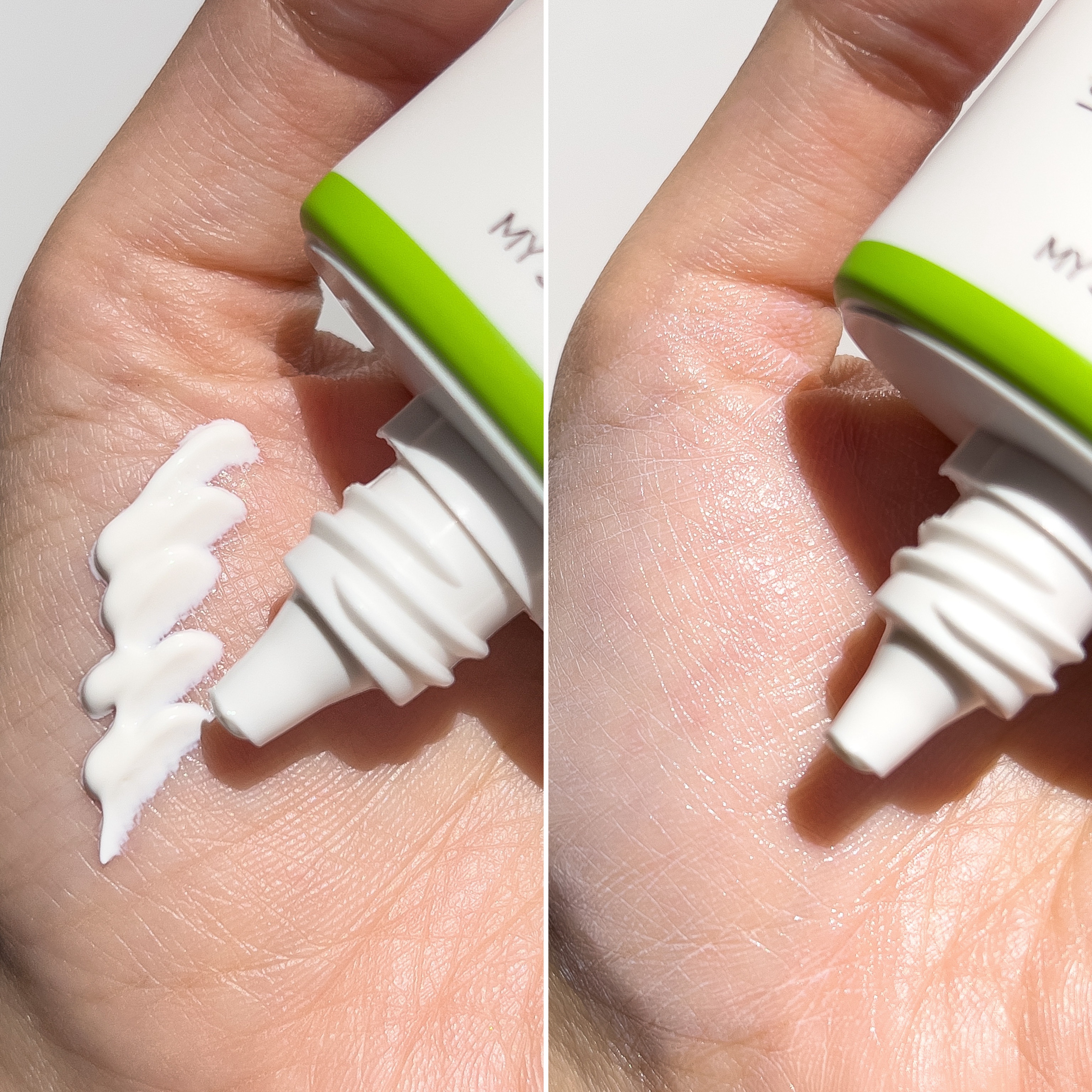 グリーンマイルドアップサンプラス/Dr.G/日焼け止めクリームを使ったクチコミ（3枚目）