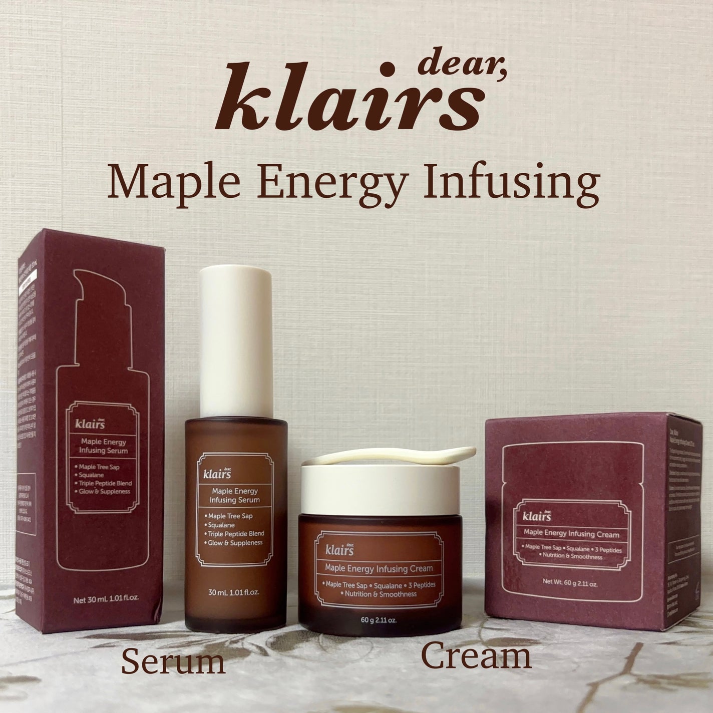 メープルエナジーインフュージングセラム/Klairs/美容液を使ったクチコミ(1枚目)