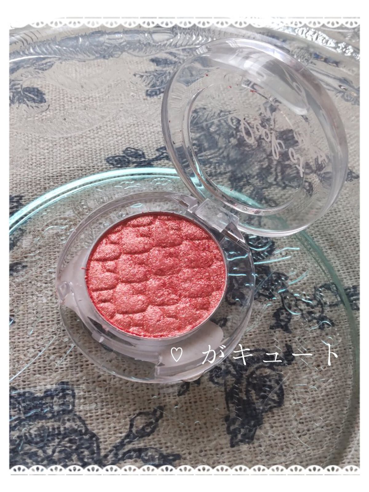 ルックアット マイアイジュエル RD307/ETUDE/単色アイシャドウを使ったクチコミ（3枚目）