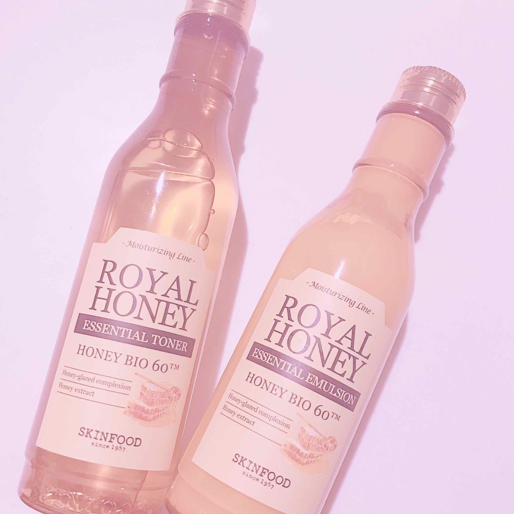ロイヤルハニー エッセンシャル トナー/SKINFOOD/化粧水を使ったクチコミ（1枚目）