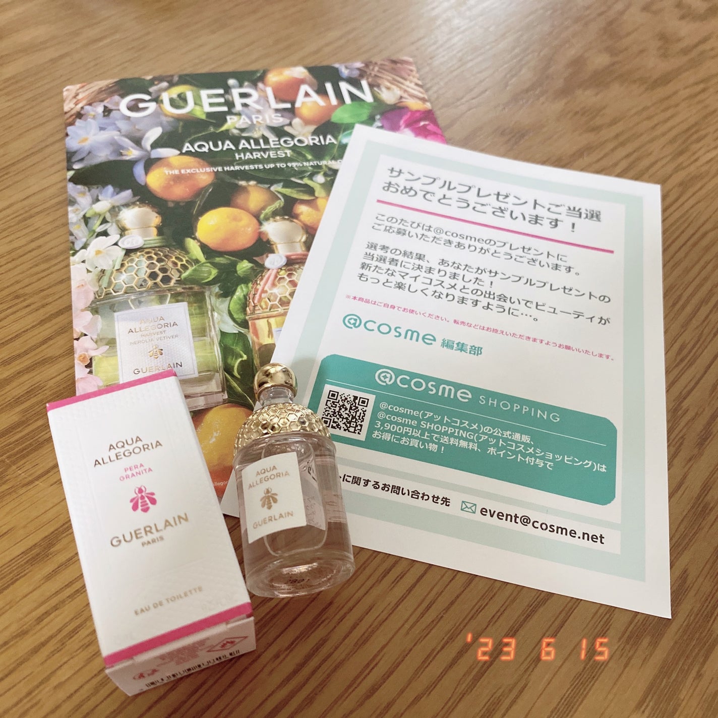 アクア アレゴリア ペラ グラニータ/GUERLAIN/香水を使ったクチコミ(2枚目)