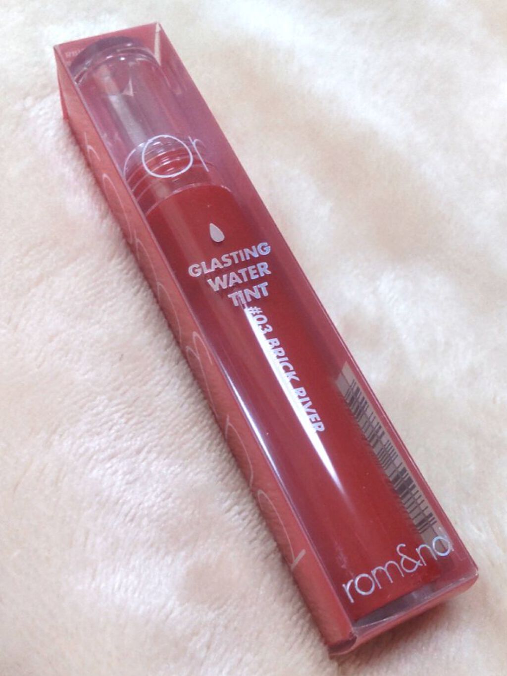 グラスティングウォーターティント/rom&nd/リップティントを使ったクチコミ（1枚目）