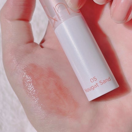 グラスティングメルティングバーム/rom&nd/リップバームを使ったクチコミ(6枚目)