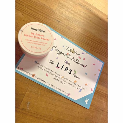 ノーセバム ミネラルカラーパウダー /innisfree/ルースパウダーを使ったクチコミ(2枚目)