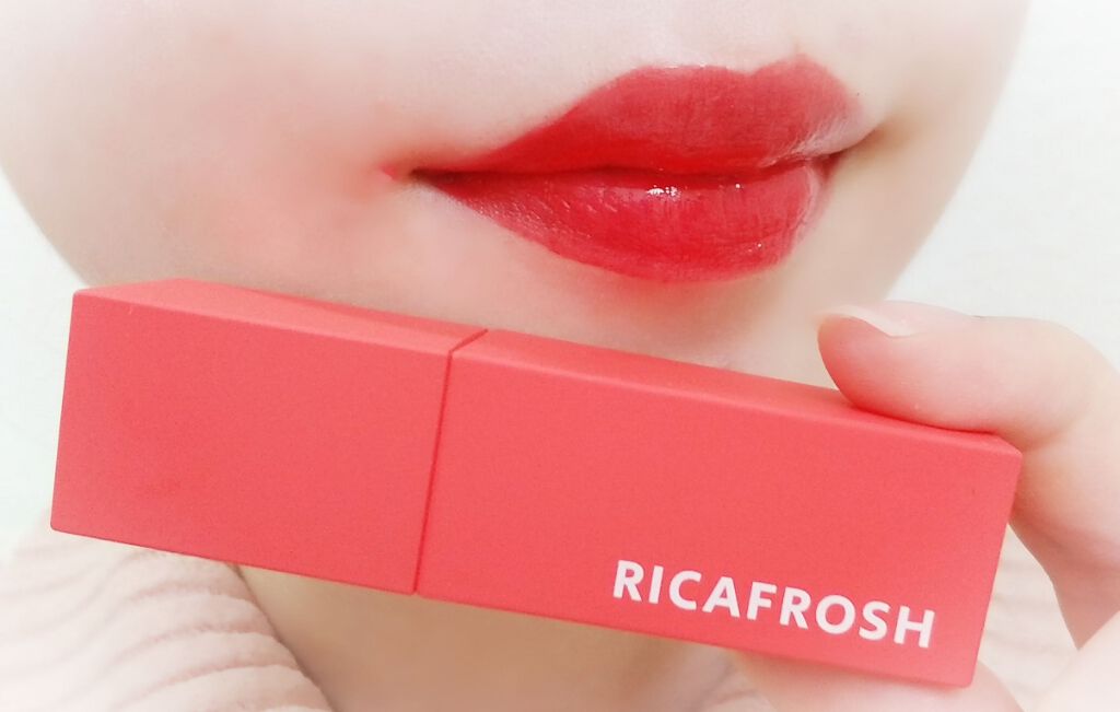 ジューシーリブティント/RICAFROSH/リップティントを使ったクチコミ（3枚目）