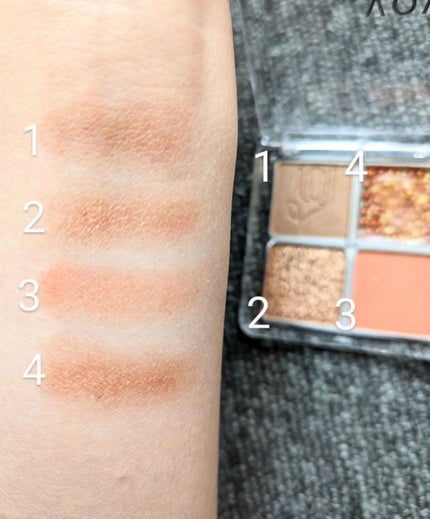 May.b VOWアイシャドウ/May.B/アイシャドウパレットを使ったクチコミ(3枚目)