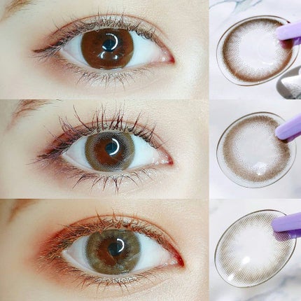 Chu's me 1day チョコブラウン/Chu's me/ワンデー(1DAY)カラコンを使ったクチコミ(2枚目)