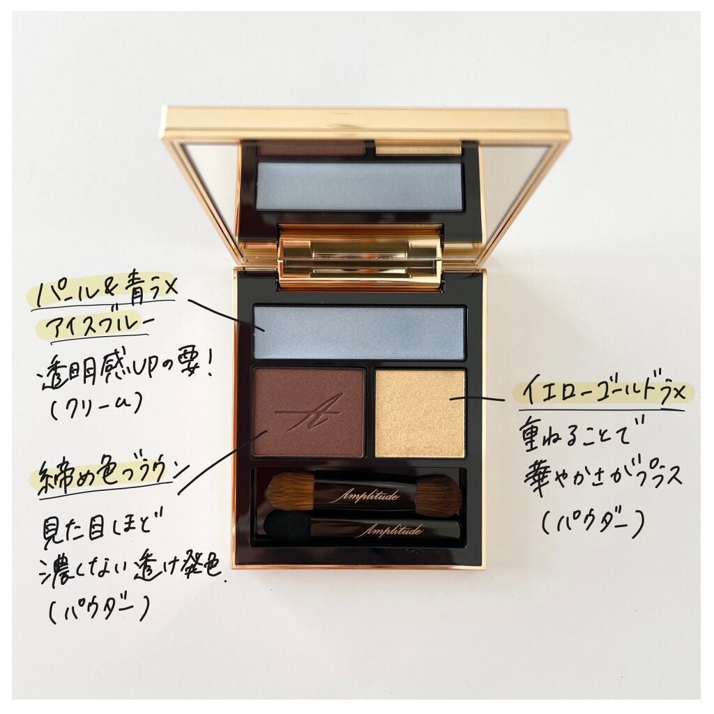 コンスピキュアス アイズ/Amplitude/アイシャドウパレットを使ったクチコミ(2枚目)