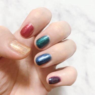 ネイルホリック Luxury color RD406/ネイルホリック/マニキュアを使ったクチコミ（3枚目）