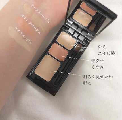 ミネラルコンシーラーパレット/エトヴォス/パレットコンシーラーを使ったクチコミ(2枚目)