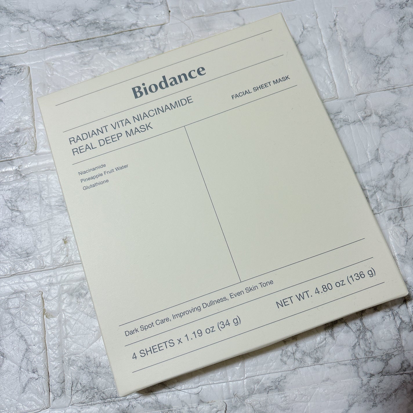 ビタナイアシンアミド リアルディープマスク/Biodance/シートマスク・パックを使ったクチコミ(4枚目)