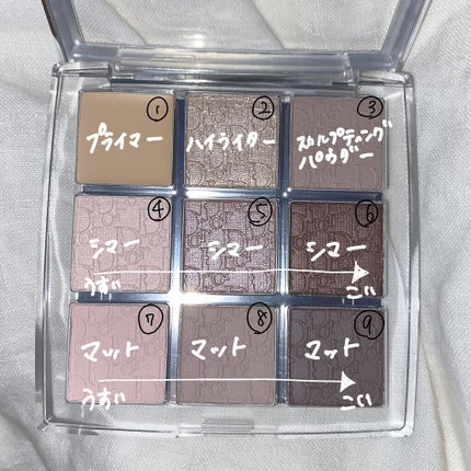 ディオール バックステージ アイ パレット/Dior/アイシャドウパレットを使ったクチコミ(2枚目)