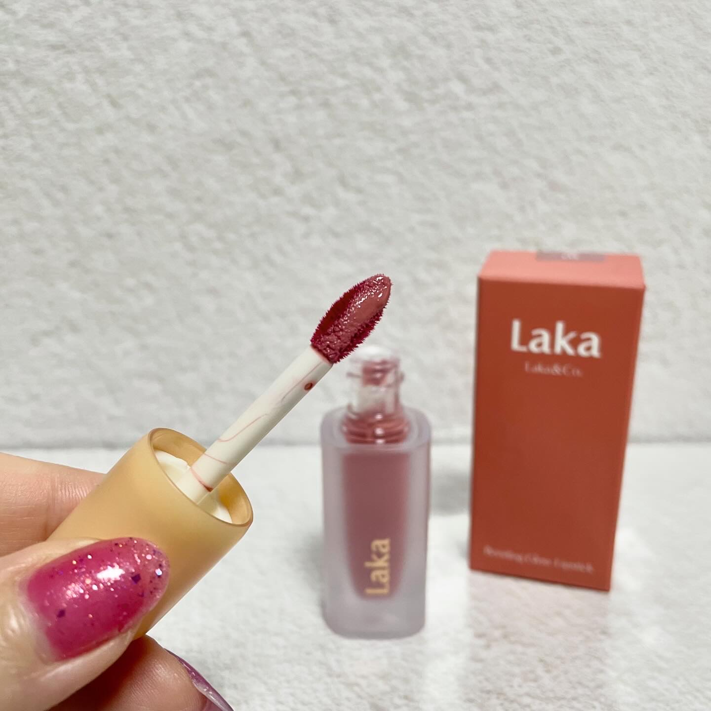 ボンディンググロウリップスティック/Laka/口紅を使ったクチコミ（2枚目）