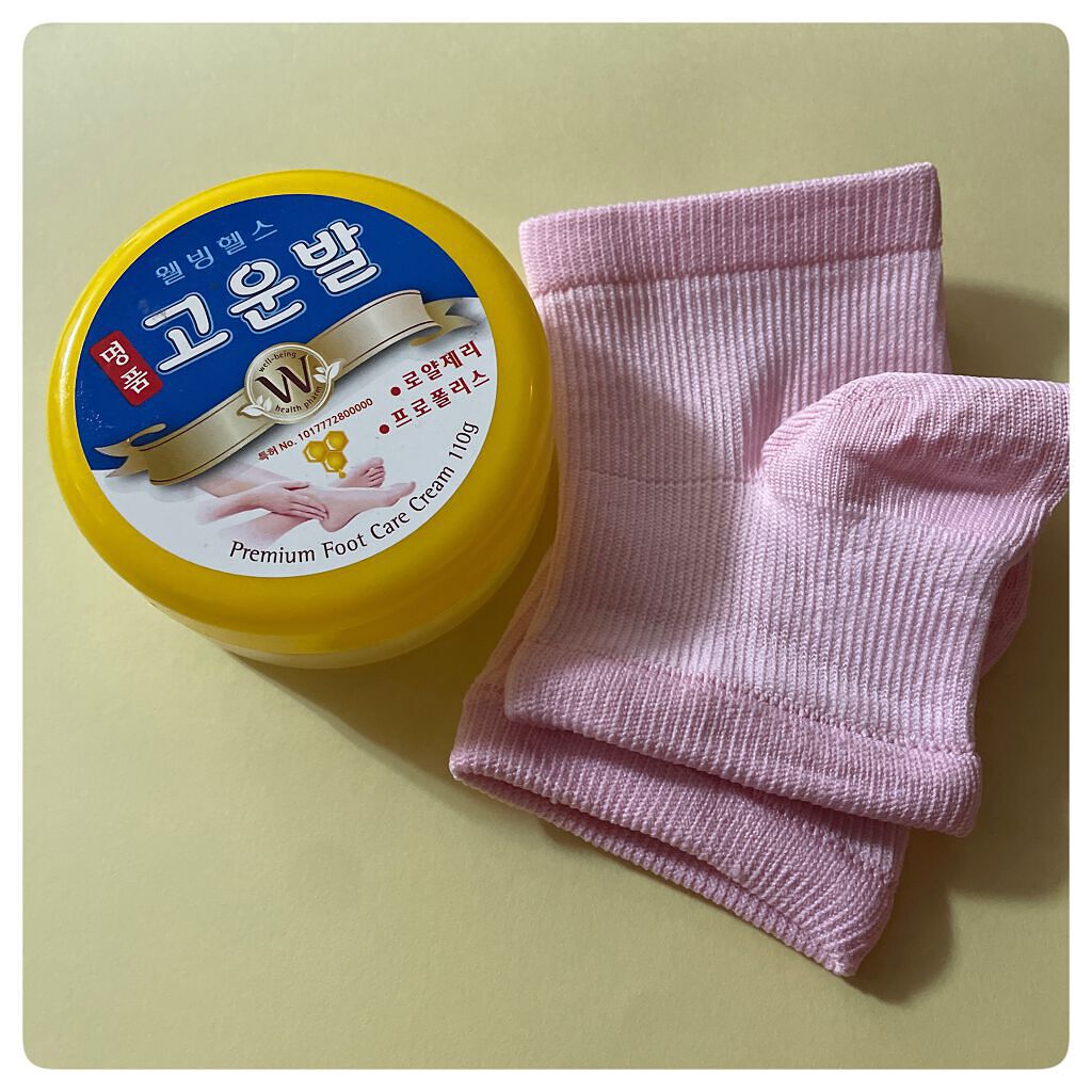 保湿用かかとソックス/キャンドゥ/ボディグッズを使ったクチコミ（2枚目）