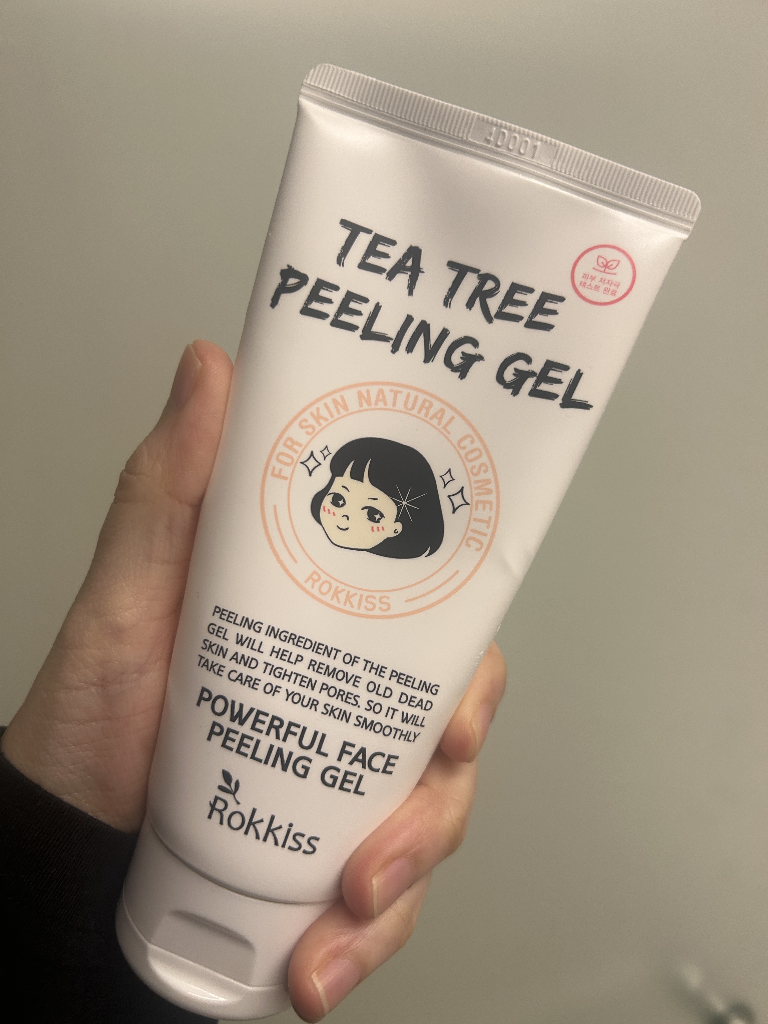 ティーツリーピーリングジェル/Rokkiss/ピーリングを使ったクチコミ（1枚目）
