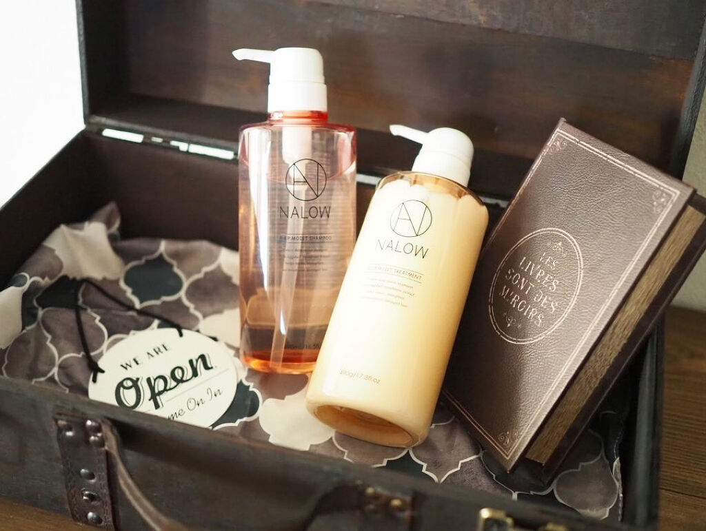 ディープモイスト シャンプー／トリートメント/NALOW/市販シャンプーを使ったクチコミ（1枚目）