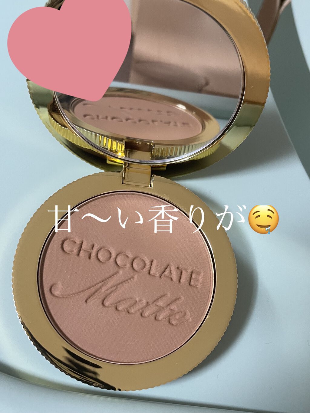 ミルクチョコレート ソレイユ ロングウェア マット ブロンザー/Too Faced/ブロンザーを使ったクチコミ（2枚目）
