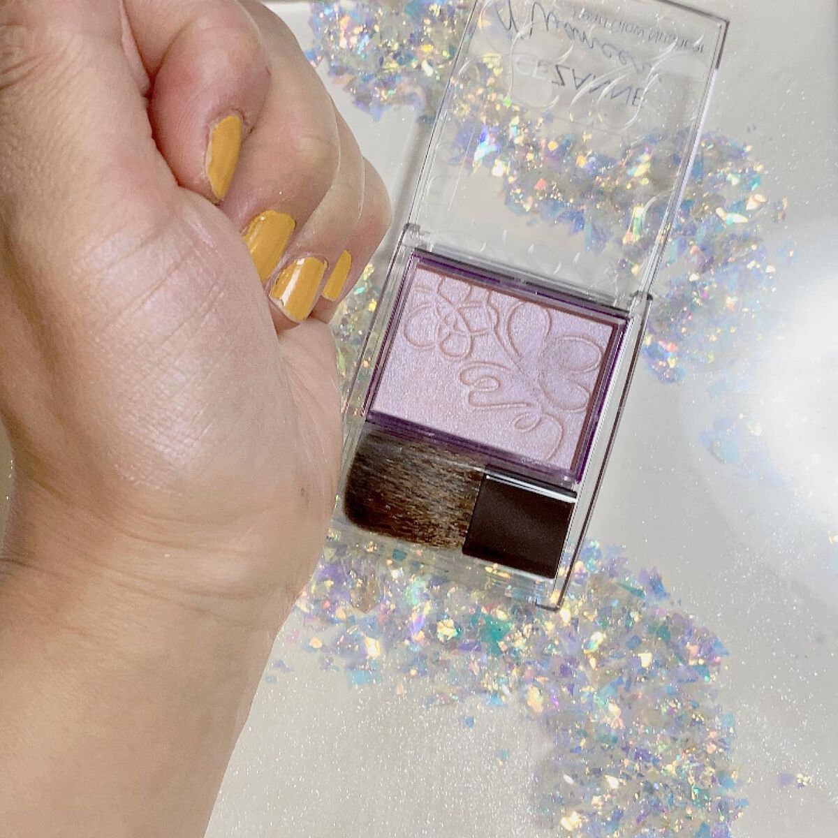 パールグロウニュアンサー/CEZANNE/パウダーハイライトを使ったクチコミ(4枚目)