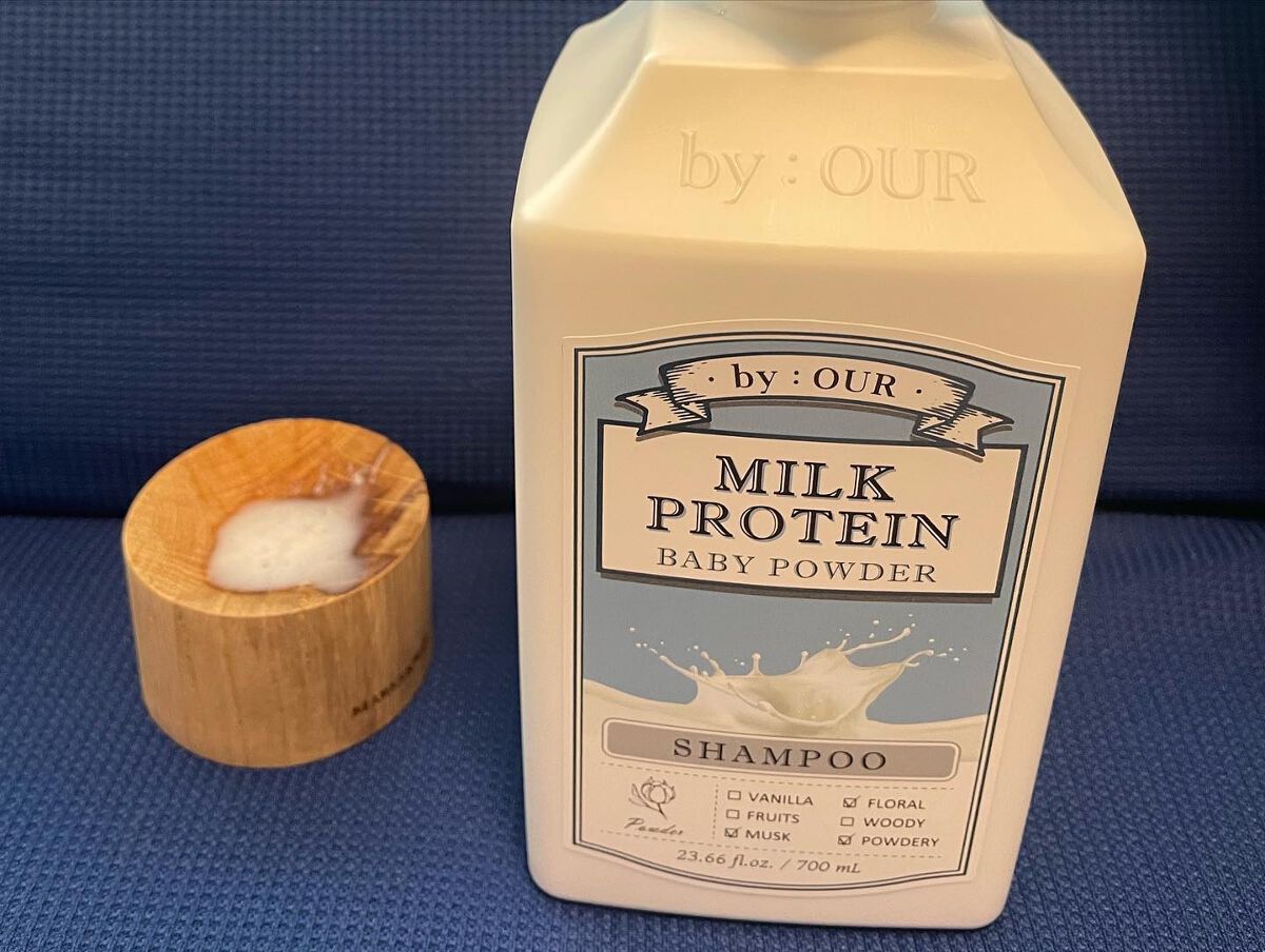 ミルクプロテイン ボディクレンザー ベビーパウダー/by : OUR/ボディソープを使ったクチコミ(2枚目)