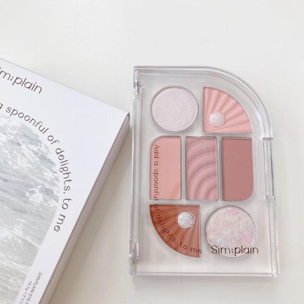 シンプレイン アイパレット/Sim;plain/アイシャドウパレットを使ったクチコミ(9枚目)